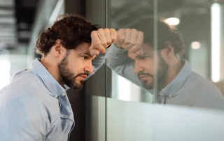 image depicting executive burnout